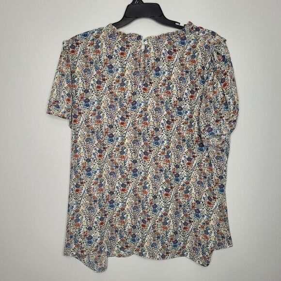 Rose + Olive all over print floral short sleeve plus size casual top size 3x - Picture 2 of 7